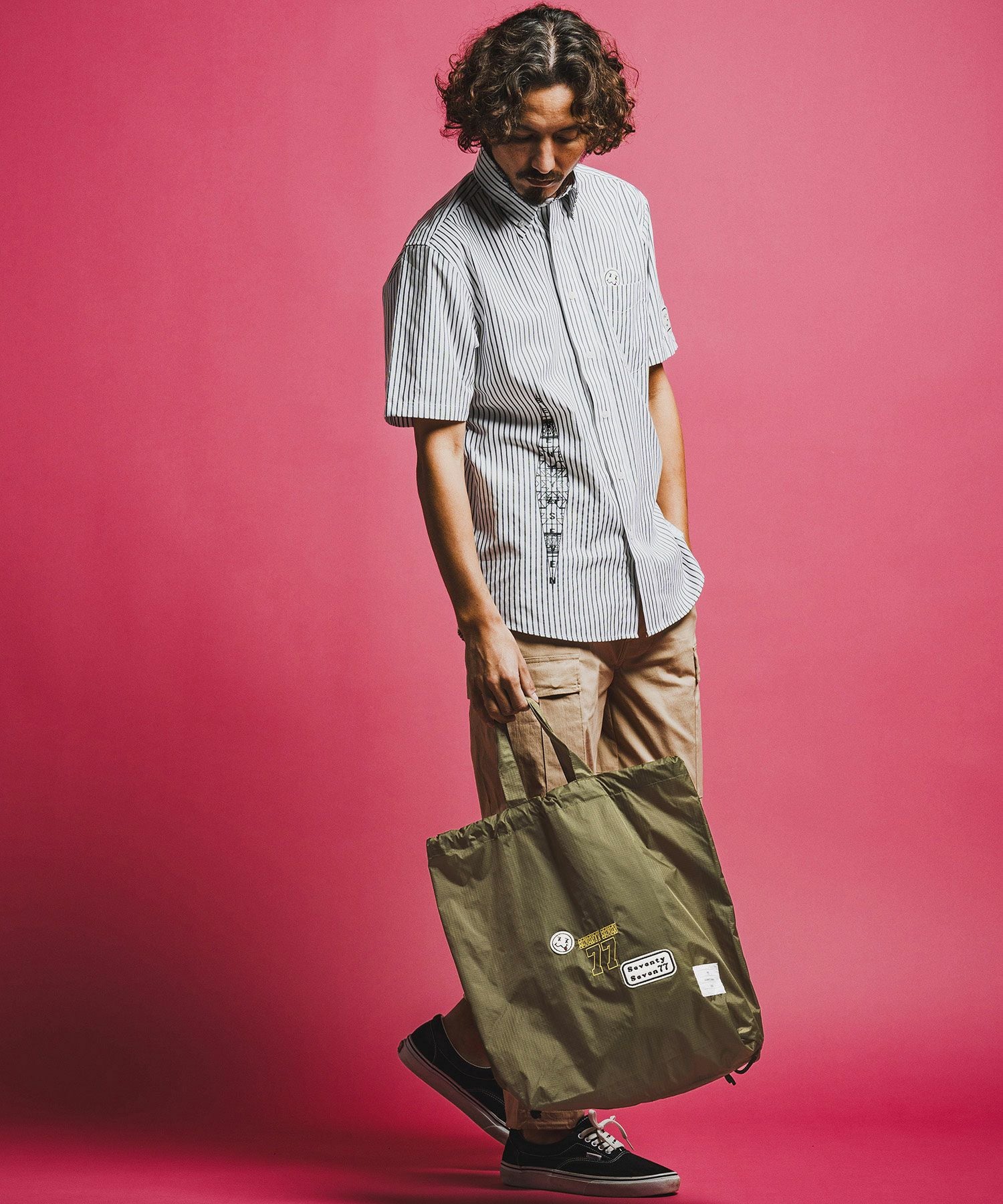 seventy seven(セブンティセブン)】nylon knapsack (26S) ナップサック