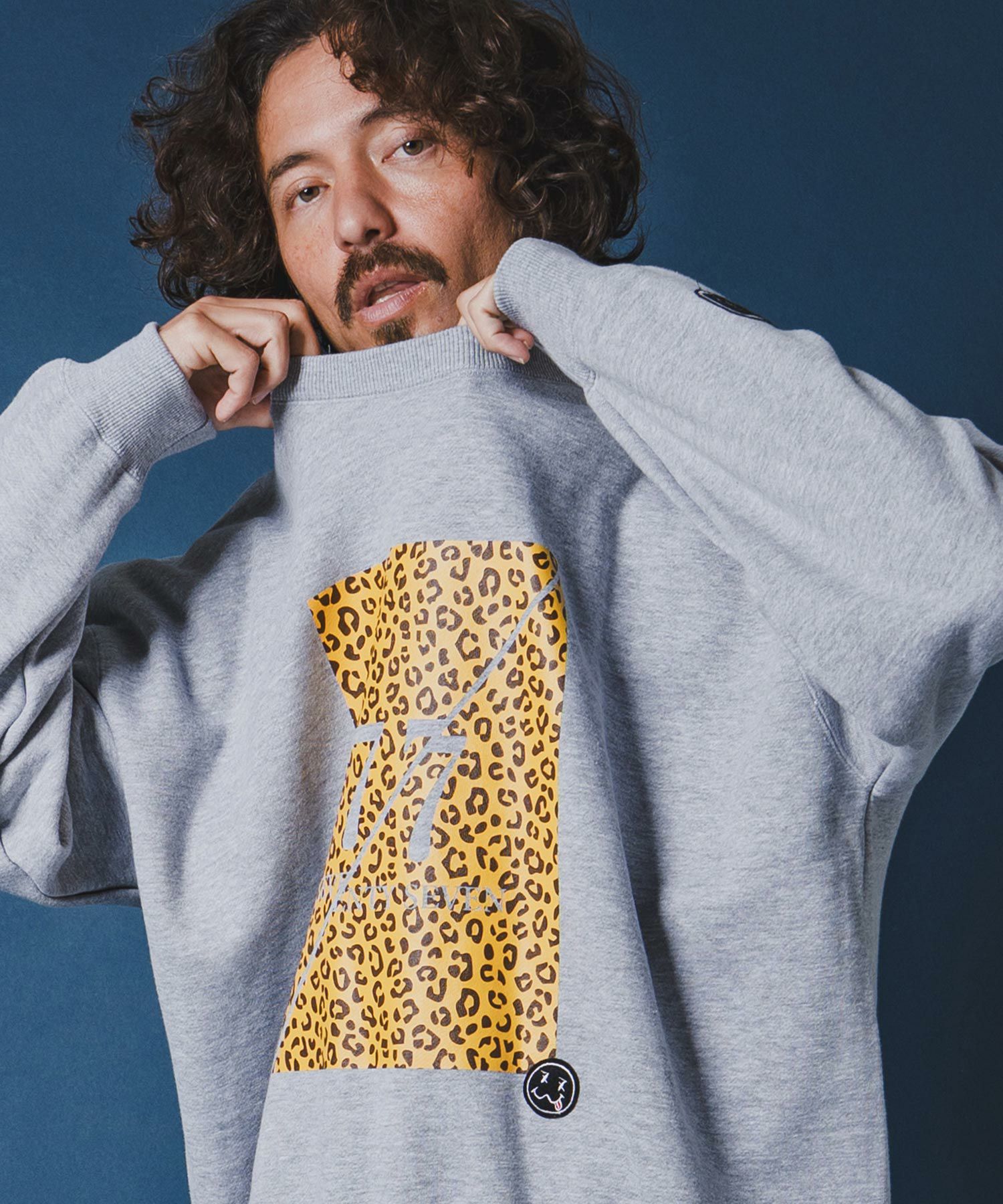 seventy seven(セブンティセブン)】middle onz over size sweat shirts