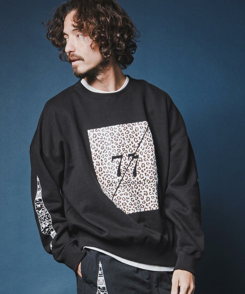seventy seven(セブンティセブン)】middle onz over size sweat shirts 
