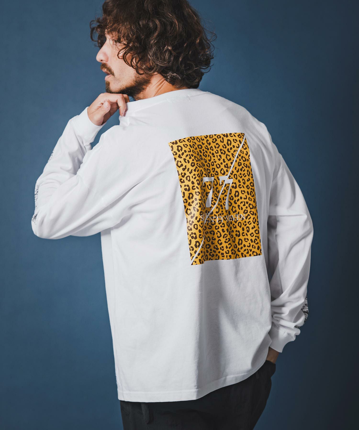seventy seven(セブンティセブン)】middle onz over size L-S t-shirts