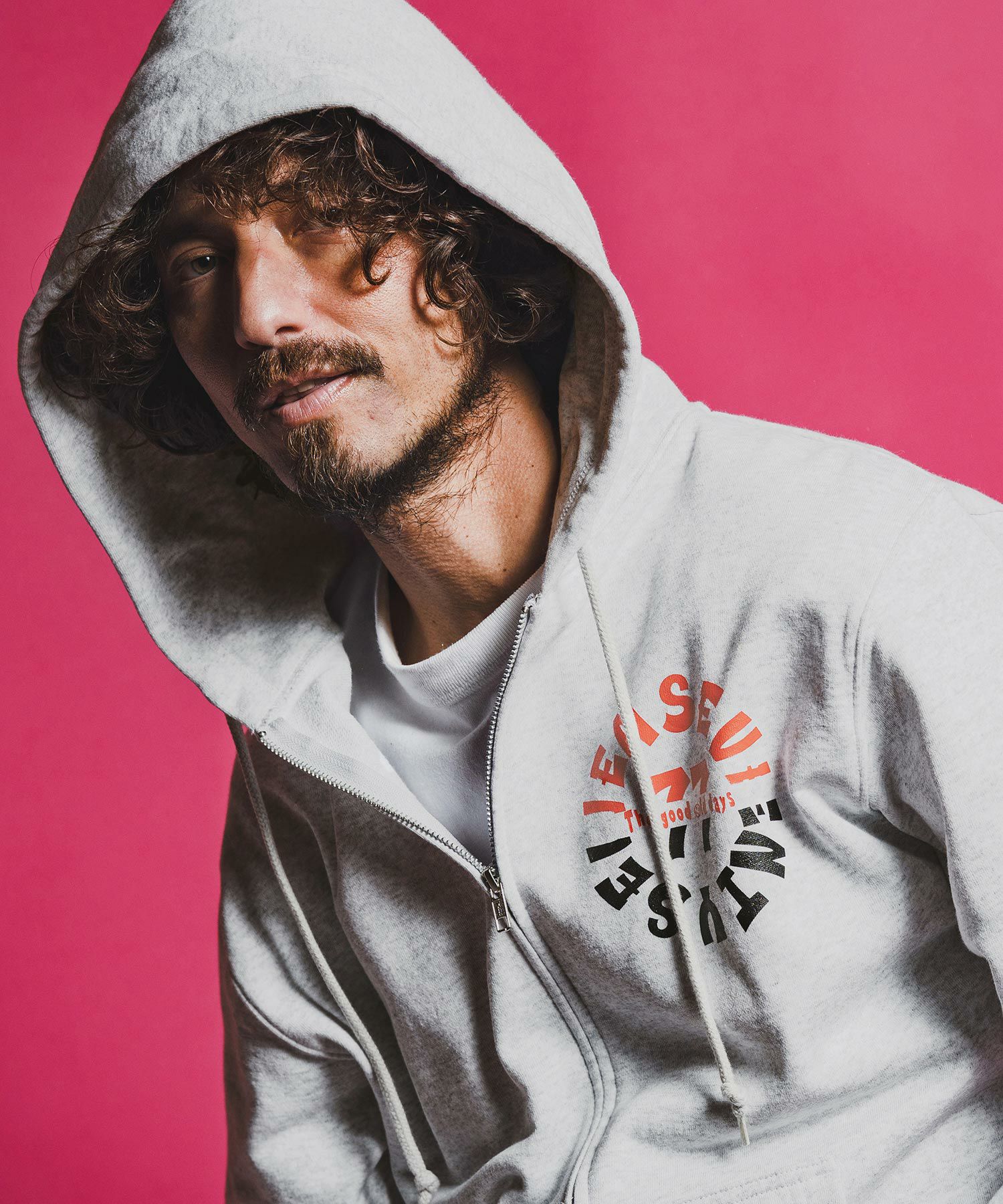 seventy seven(セブンティセブン)】light onz zip up sweat hoodie