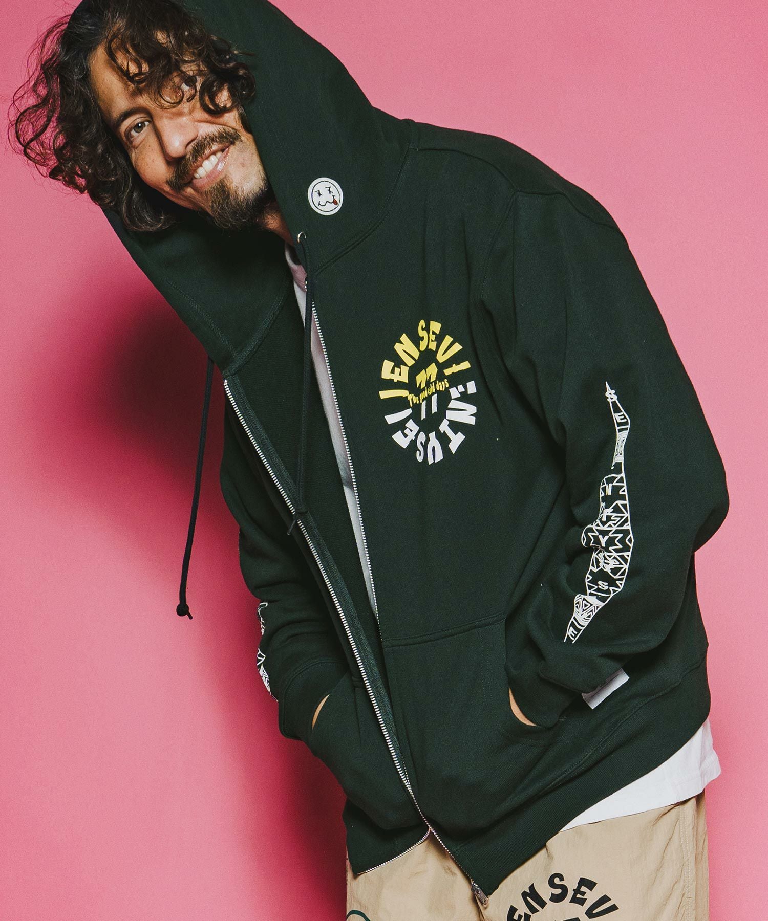 seventy seven(セブンティセブン)】light onz zip up sweat hoodie