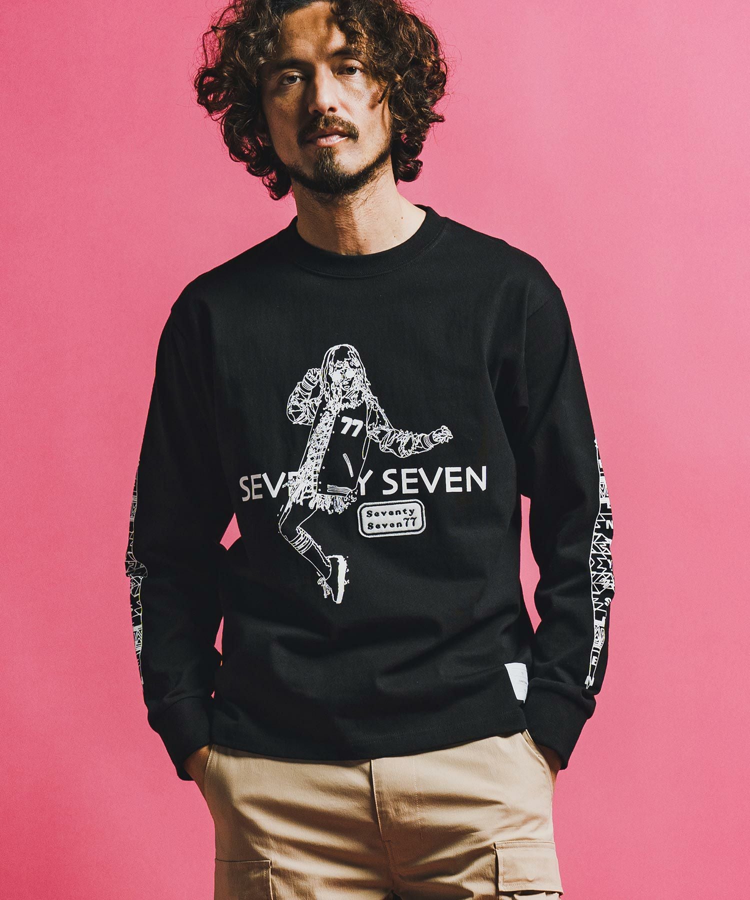 seventy seven(セブンティセブン)】heavy onz USA cotton L-S t-shirts