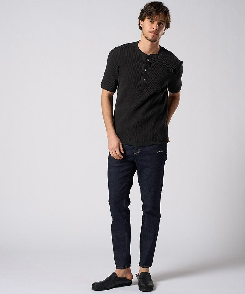 wjk】waffle henley S-S ヘンリーネックカットソー(7131 wf19i