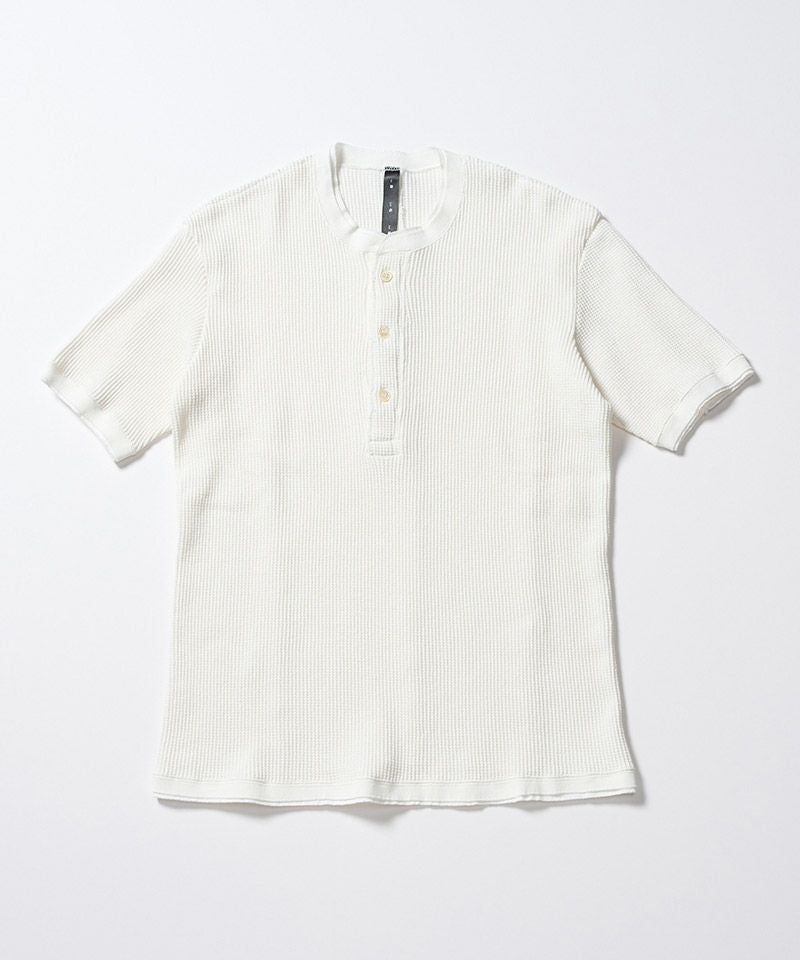 wjk】waffle henley S-S ヘンリーネックカットソー(7131 wf19i