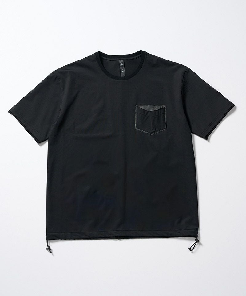 wjk】【予約販売6月上旬～中旬入荷】 drawstring leather pocket S-S