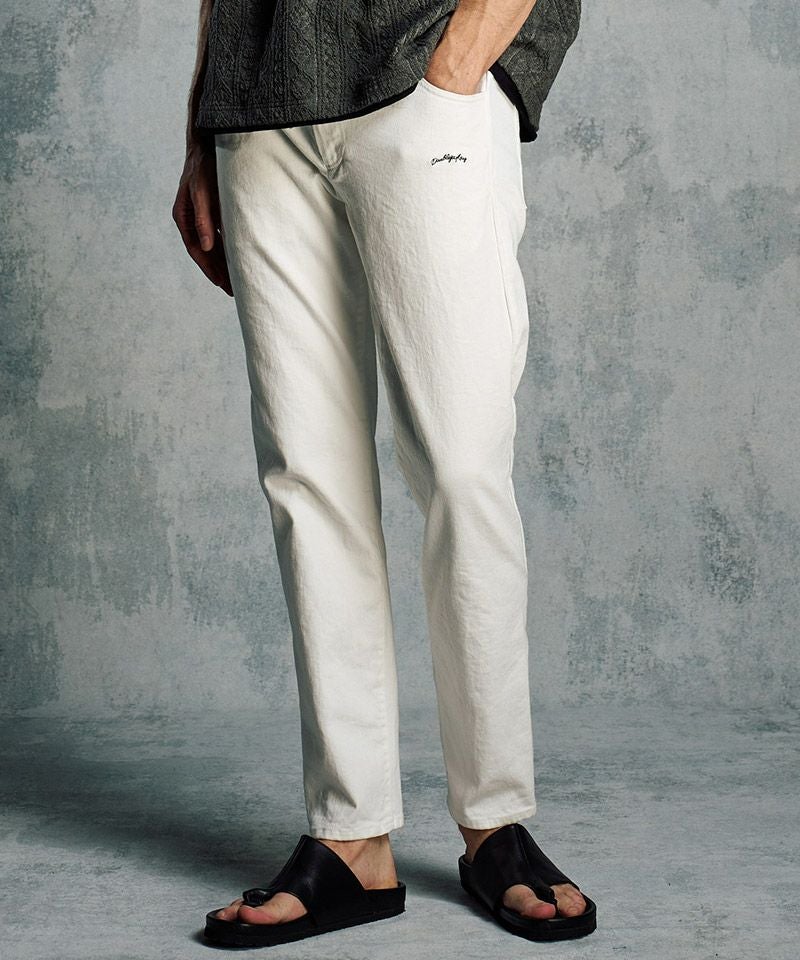 wjk】smart pin-tuck slacks イージースラックスパンツ(501 mw01i