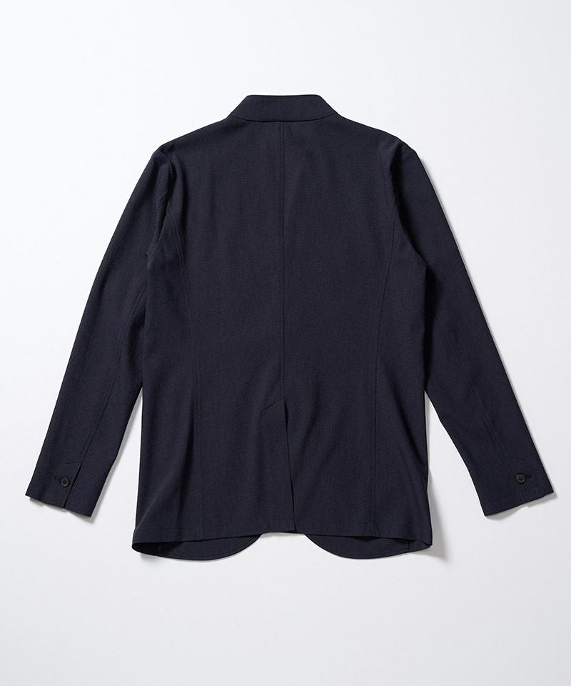 wjk】solid collar single jacket ノーカラージャケット(2090 pe51i
