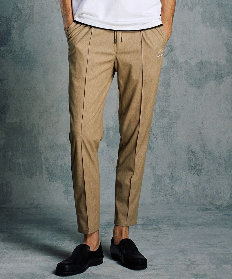 wjk】smart pin-tuck slacks イージースラックスパンツ(501 mw01i wjk】smart pin-tuck slacks イージースラックスパンツ(501 mw01i