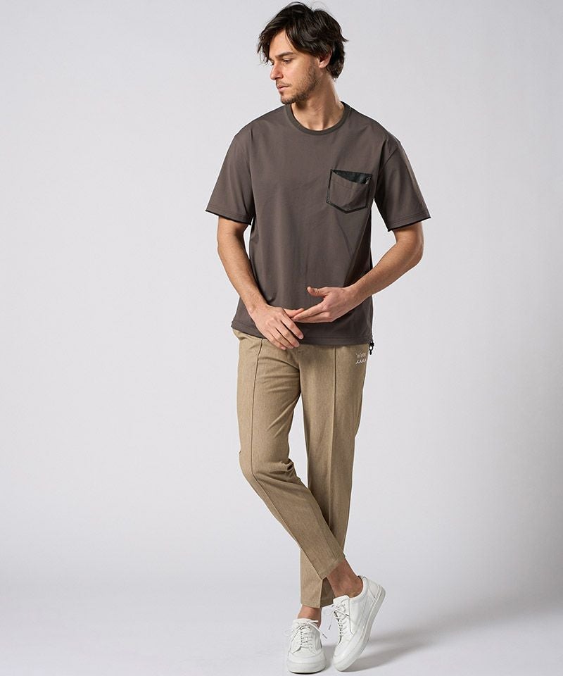wjk】smart pin-tuck slacks イージースラックスパンツ(501 mw01i