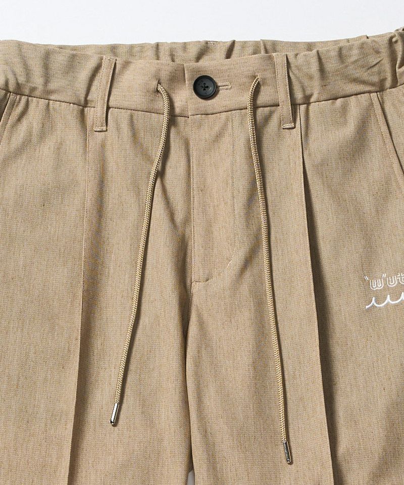 wjk】smart pin-tuck slacks イージースラックスパンツ(501 mw01i