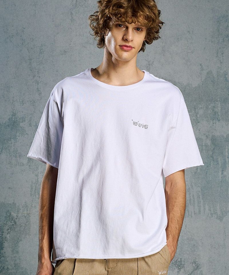 wjk】cut-off S-S(printed) カットオフTシャツ(703 mw03i) | CAMBIO