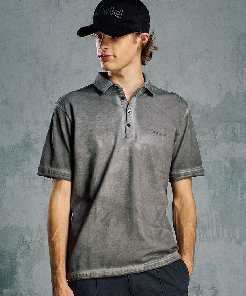 wjk】cut-off polo S-S(printed) ポロシャツ(705 mw04i) | CAMBIO カンビオ