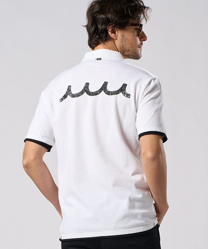 wjk】cut-off polo S-S(printed) ポロシャツ(705 mw04i) | CAMBIO カンビオ
