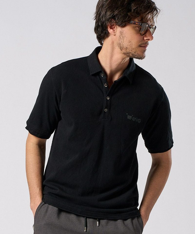 wjk】cut-off polo S-S(printed) ポロシャツ(705 mw04i) | CAMBIO カンビオ