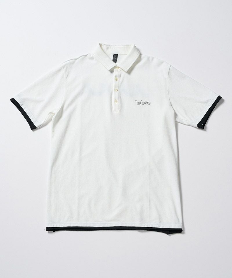 wjk】cut-off polo S-S(printed) ポロシャツ(705 mw04i) | CAMBIO カンビオ