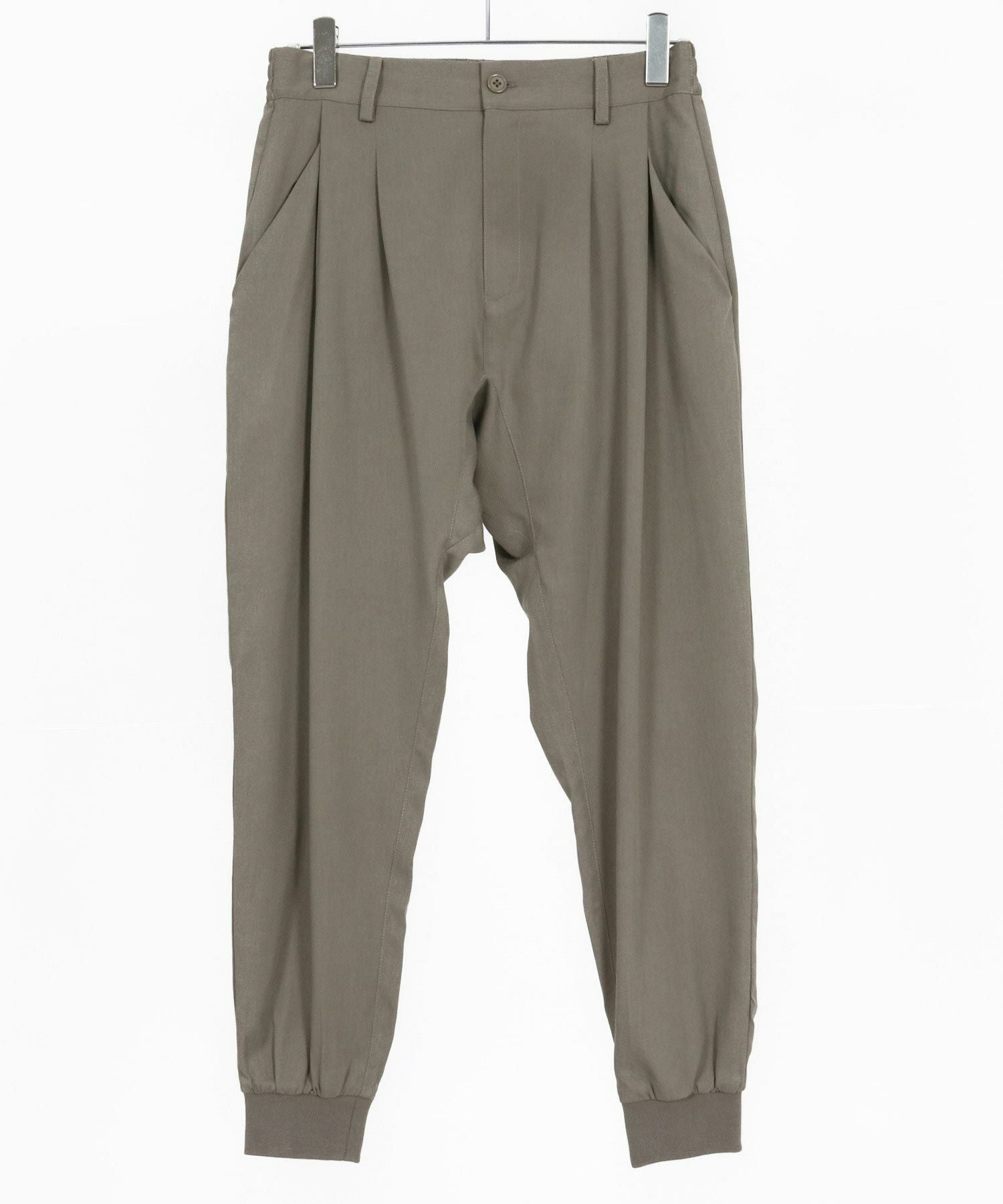 CAMBIO(カンビオ)】Slacks Fabric Jogger Pants スラックスジョガー