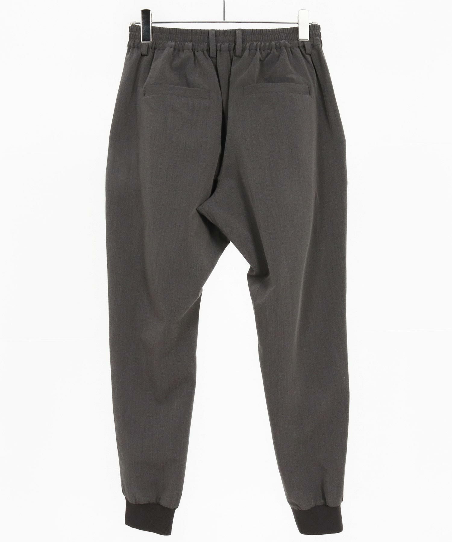 CAMBIO(カンビオ)】Slacks Fabric Jogger Pants スラックスジョガー