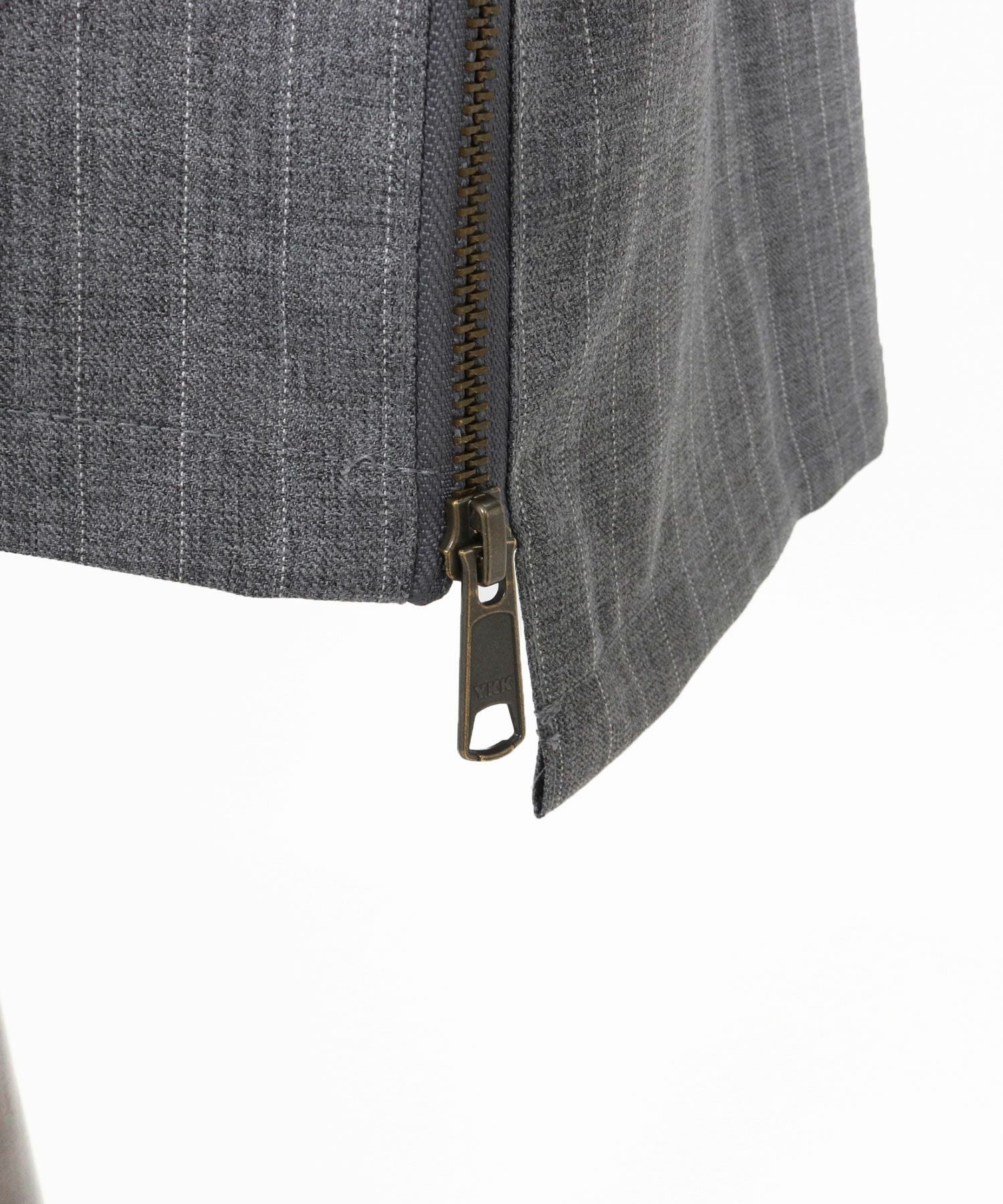 30%OFF【CAMBIO(カンビオ)】脇ZIP付き布帛ピンストライプタンクトップ