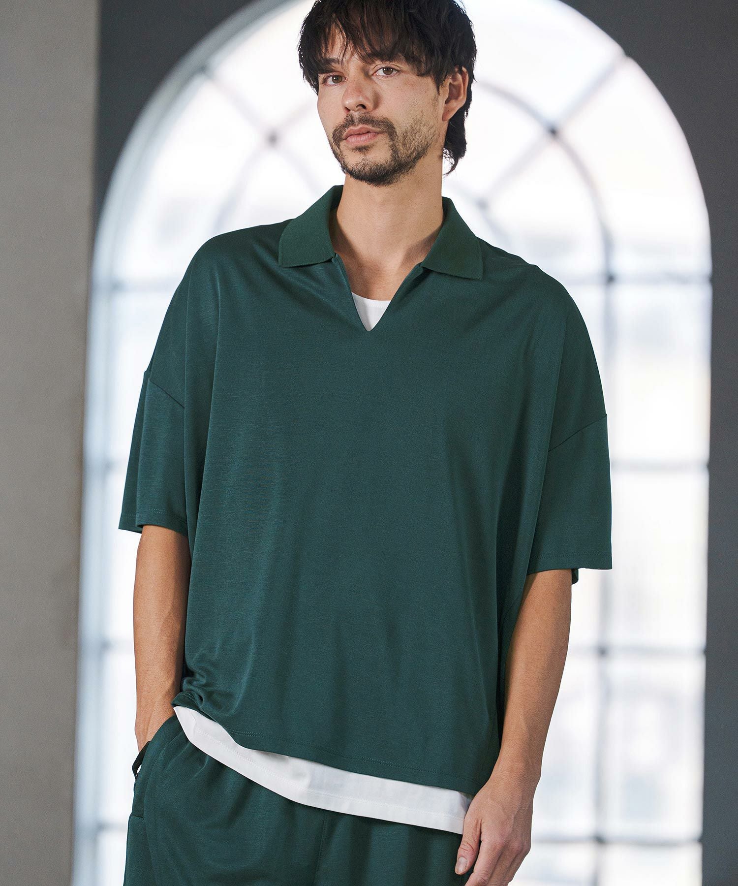 30%OFF【CAMBIO(カンビオ)】KANOKO Skipper Polo Shirts ポロシャツ
