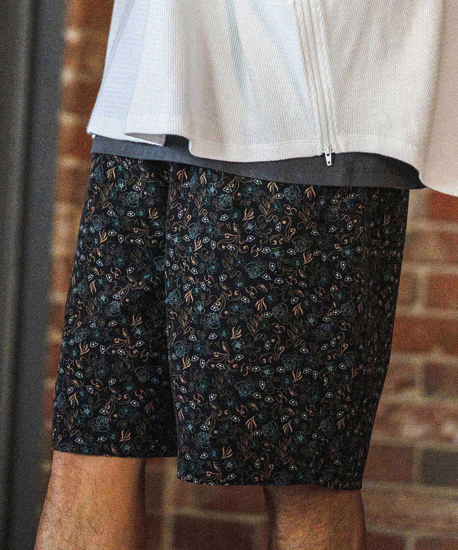 CAMBIO(カンビオ)】 Botanical Leaf Gobelin Shorts ショートパンツ