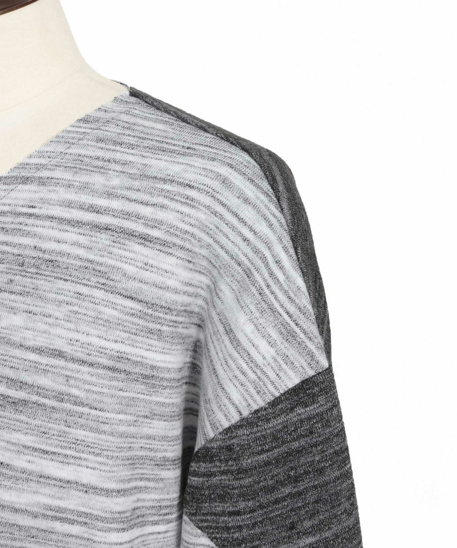 50%OFF【CAMBIO(カンビオ)】Crazy Pattern Pile Short Sleeve Tee