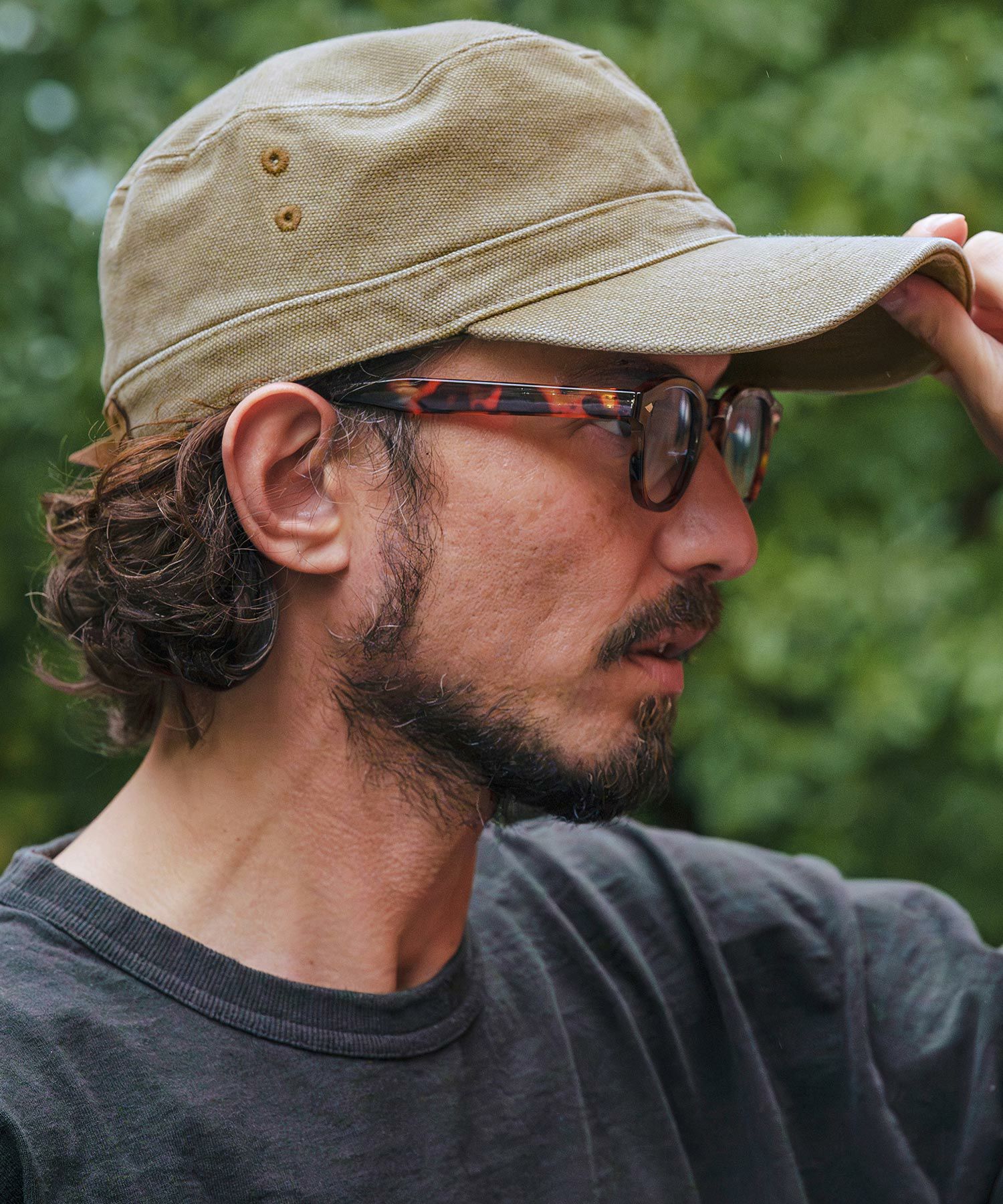 タイムセール！　browntabby コーデュロイ ワークキャップ オリーブ CAMBIO(カンビオ)】Standard Work Cap ワークキャップ(NF-261-BO006