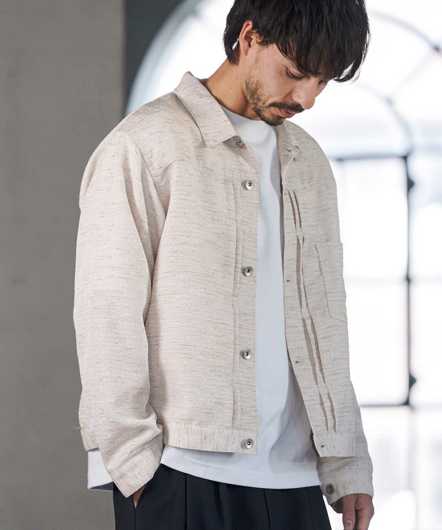 30%OFF【CAMBIO(カンビオ)】Gジャン1st型ネップジャケット(26044CM