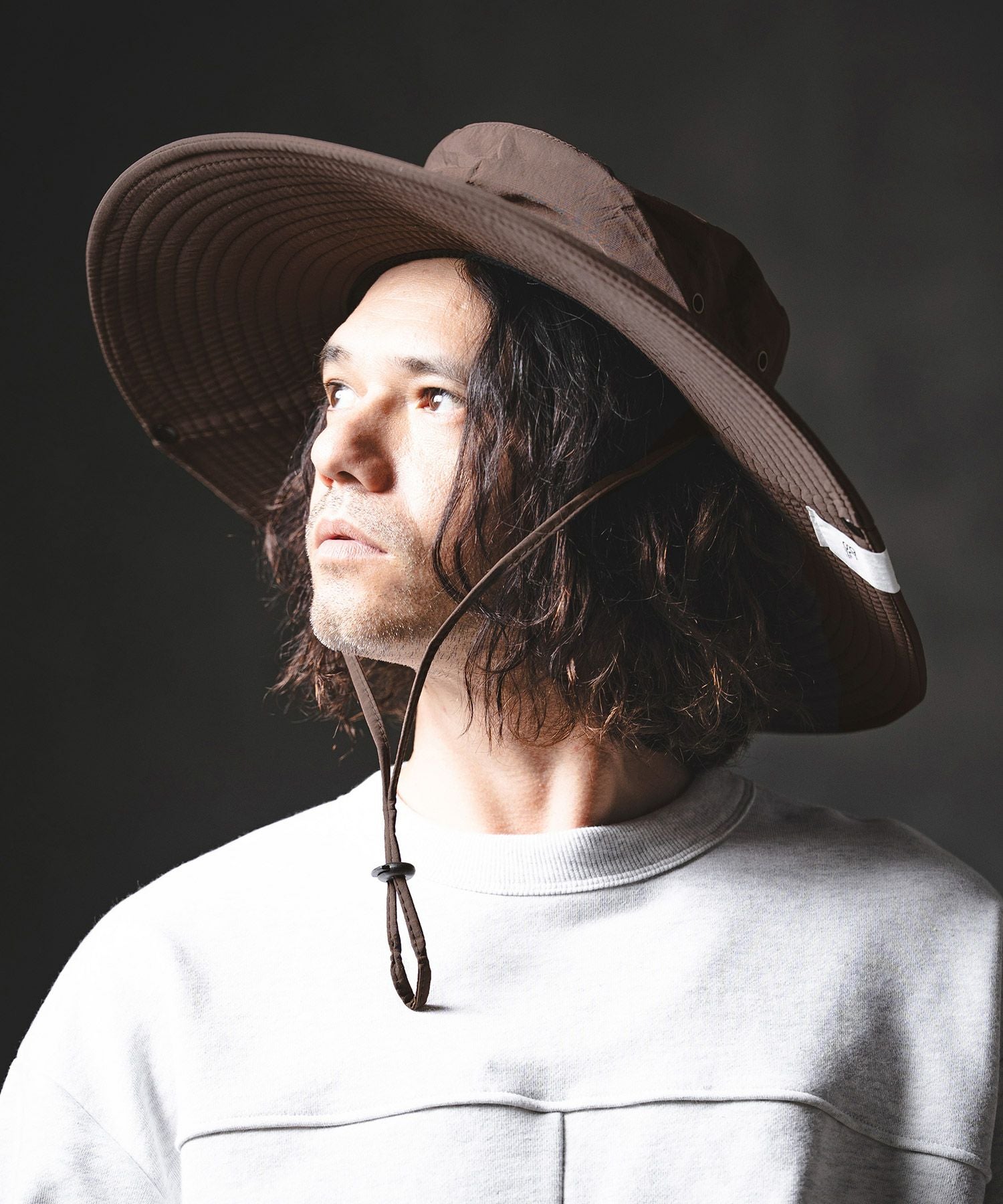 GLIMCLAP(グリムクラップ)】Long Brim Field Hat サファリハット(201