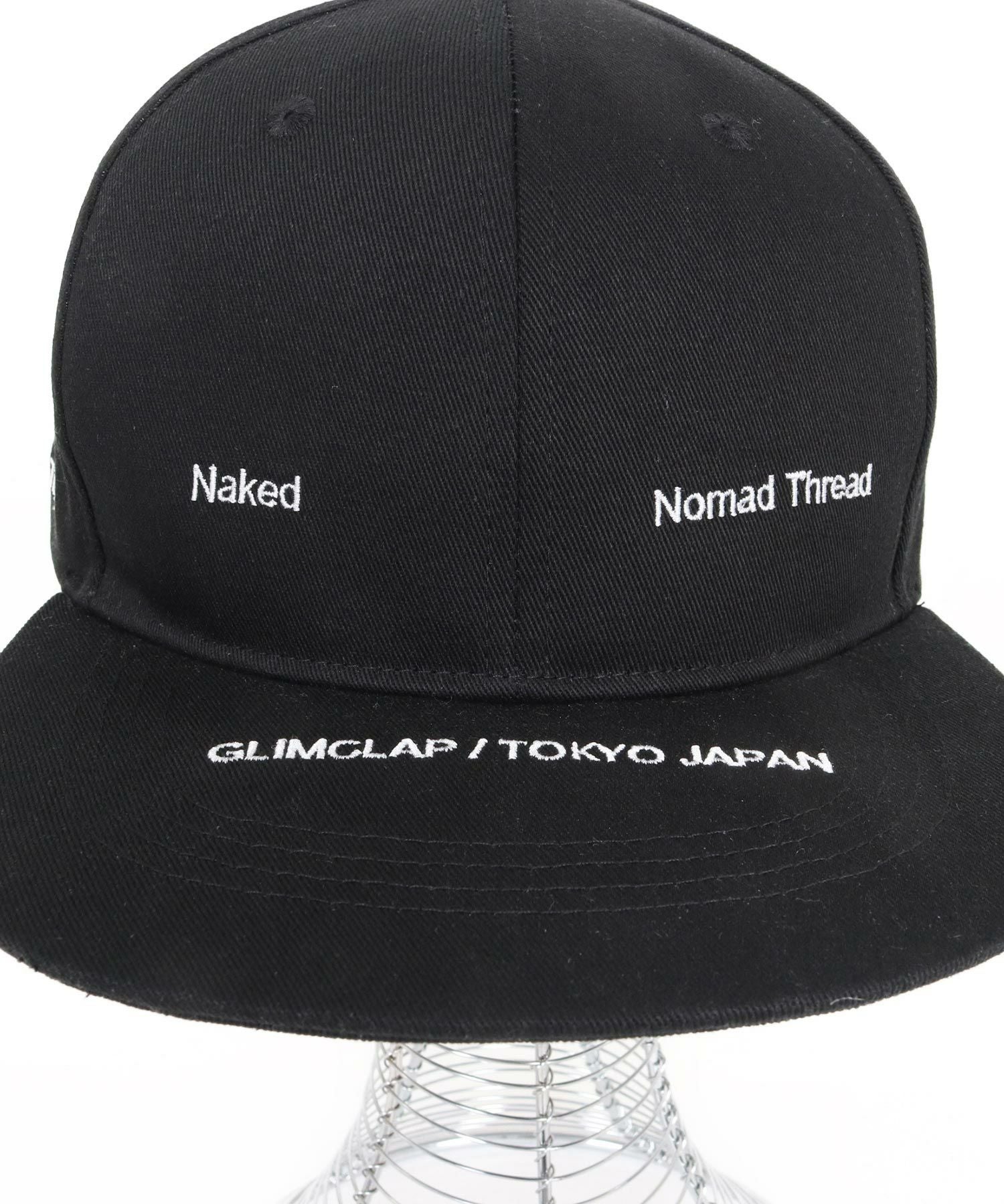 GLIMCLAP(グリムクラップ)】Embroidered Design Flat Cap ベースボール