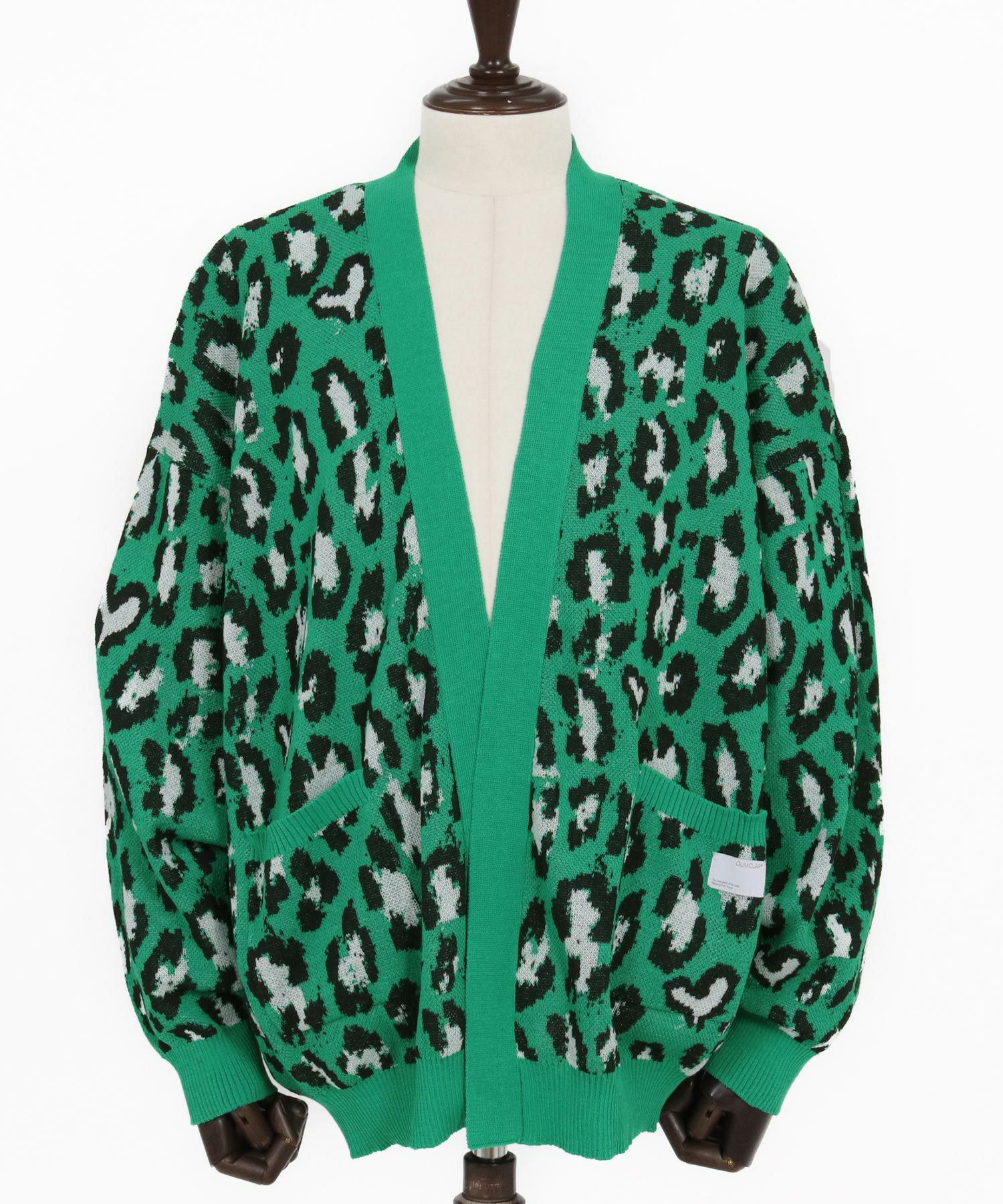 イッセイミヤケ ハート 立体編み グリーン カーディガン フルジップ　春秋 TYPE-K 003-1 – isseymiyake.com