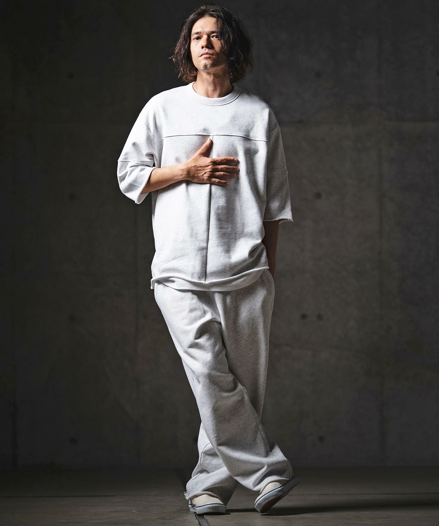 GLIMCLAP(グリムクラップ)】Printed Design Sweat Pants スウェット