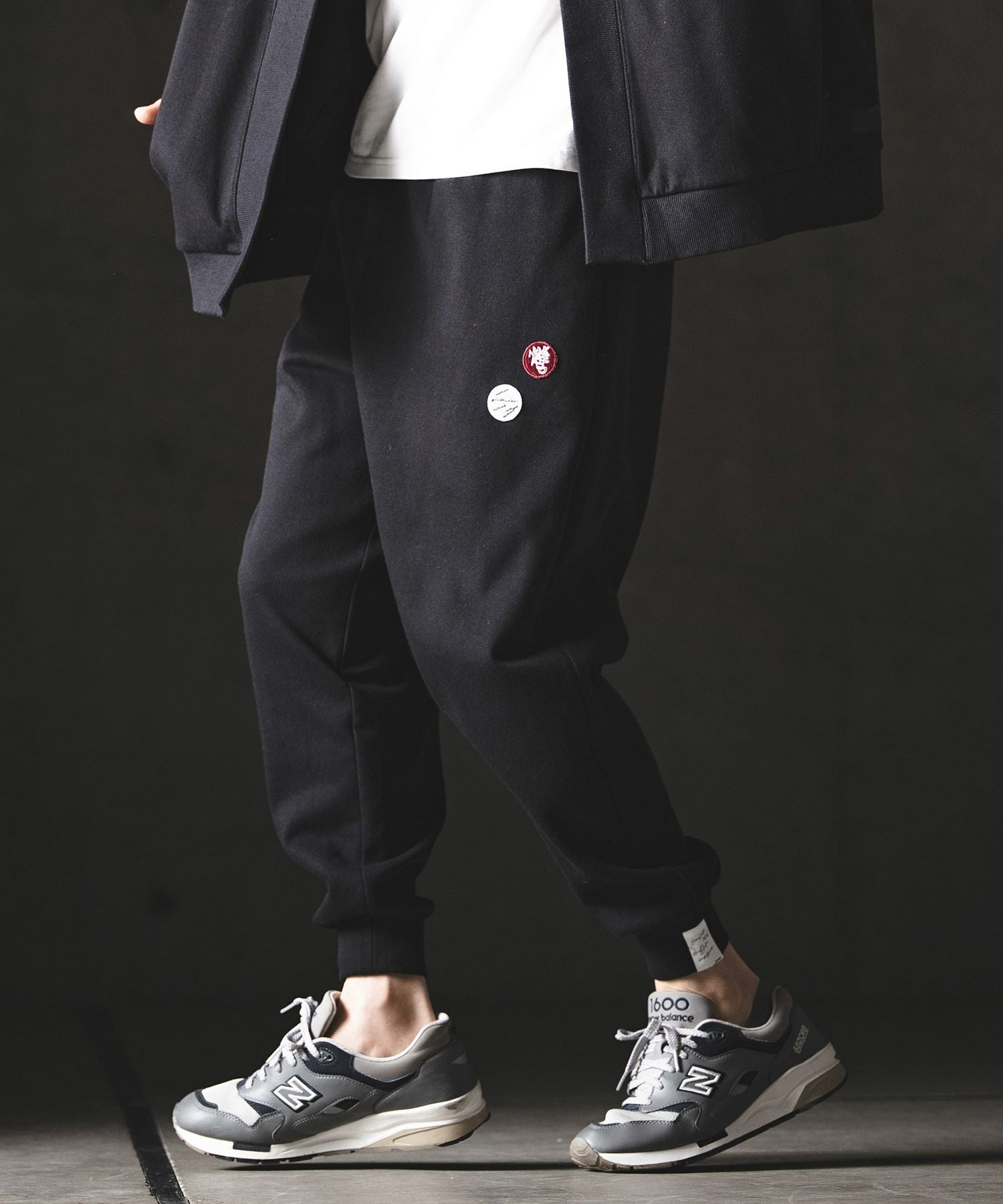 GLIMCLAP(グリムクラップ)】Pique Fabric Relaxed Fit Joggers