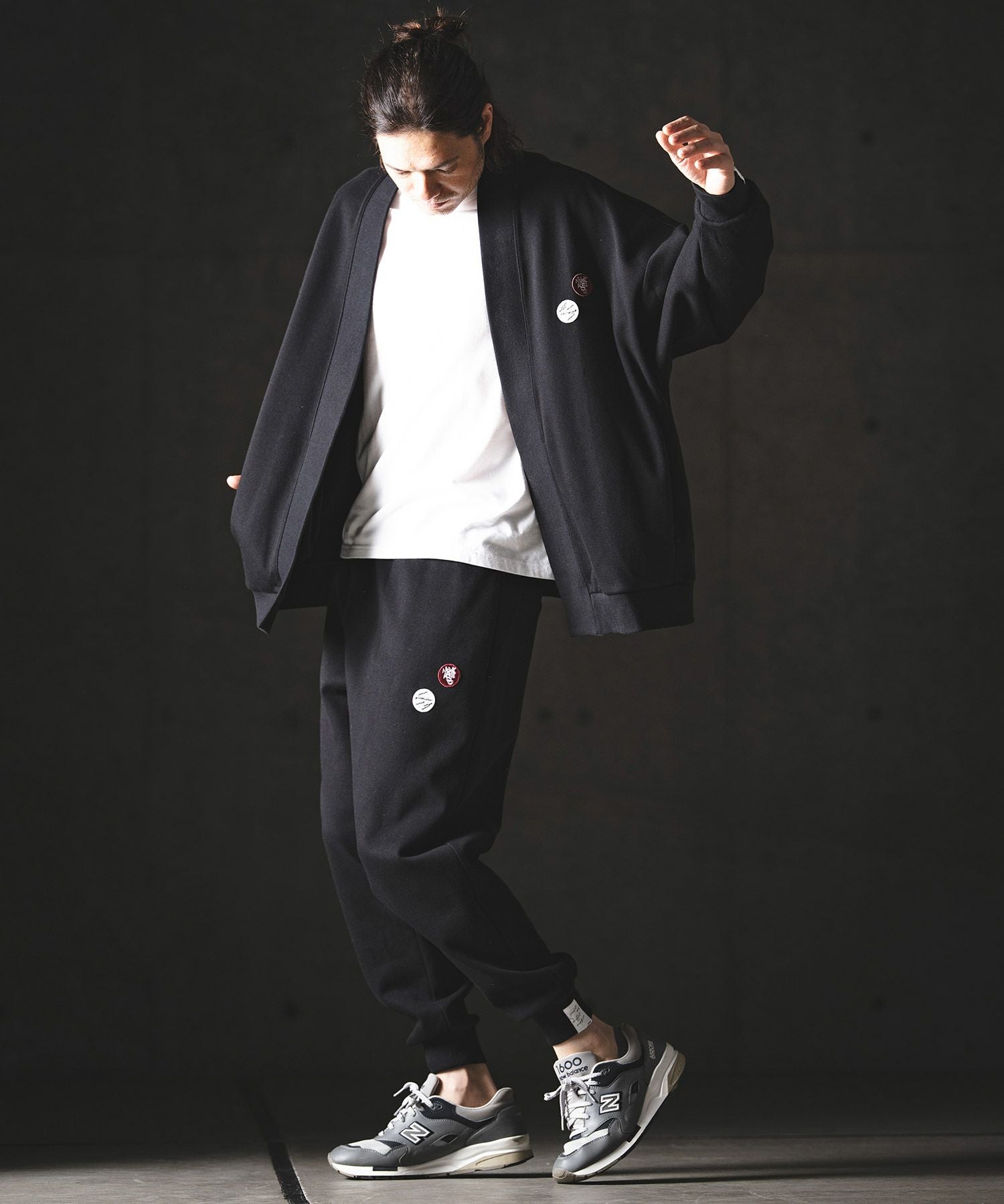 GLIMCLAP(グリムクラップ)】Pique Fabric Relaxed Fit Joggers