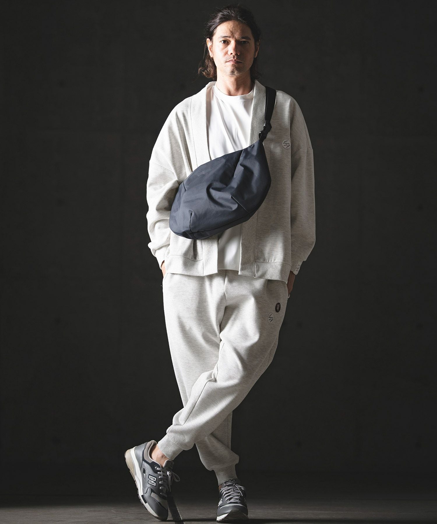 GLIMCLAP(グリムクラップ)】Pique Fabric Relaxed Fit Joggers