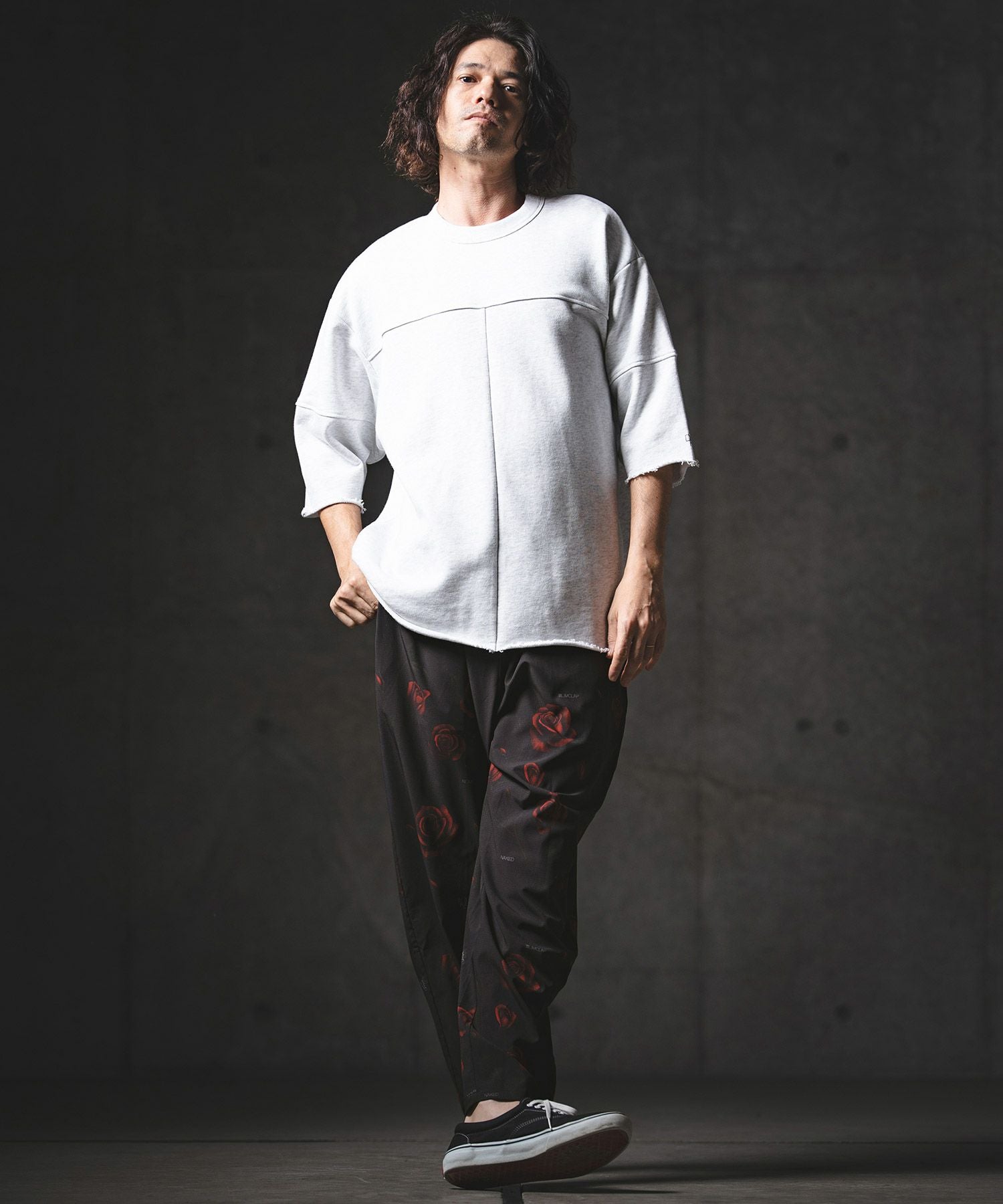 GLIMCLAP(グリムクラップ)】Original Textile Relaxed Fit Pants
