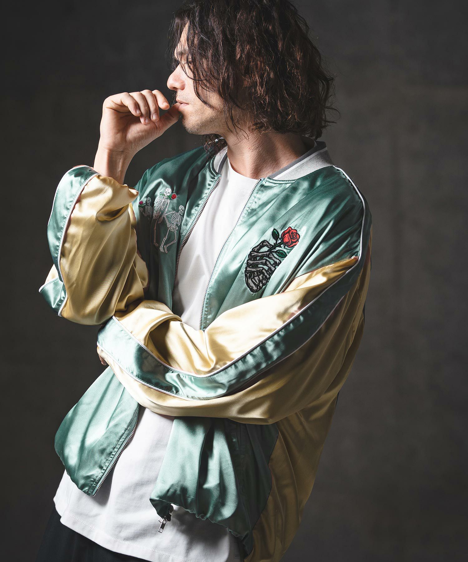 GLIMCLAP(グリムクラップ)】Balloon Souvenir Jacket-- Tokyo Souvenir