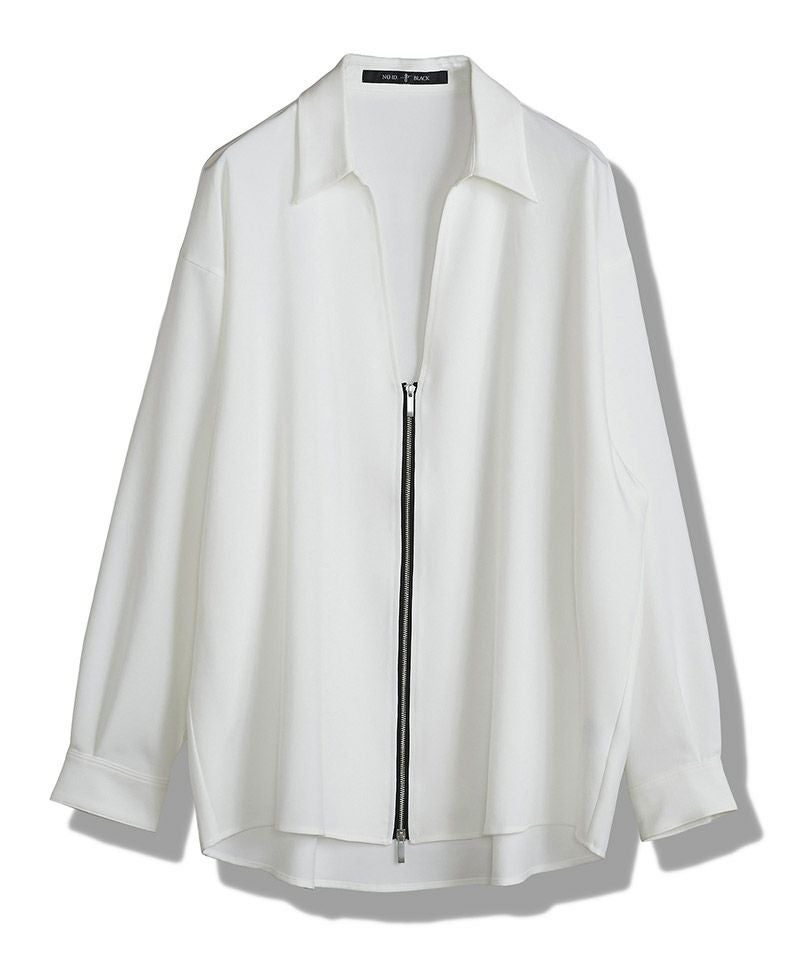 NO ID.(ノーアイディー)】V-N ZIP BIG-SH シャツ(458006-420S