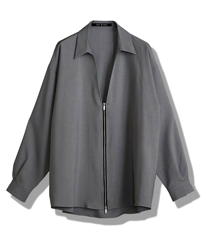 NO ID.(ノーアイディー)】V-N ZIP BIG-SH シャツ(458006-420S
