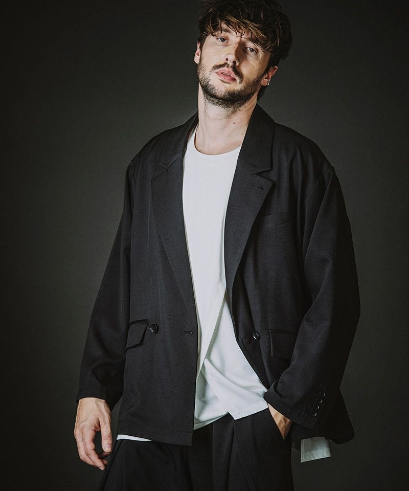 NO ID.(ノーアイディー)】ﾊﾞｯｸｽﾘｯﾄﾀﾞﾌﾞﾙﾌﾞﾚｽﾄJKT ジャケット(458006
