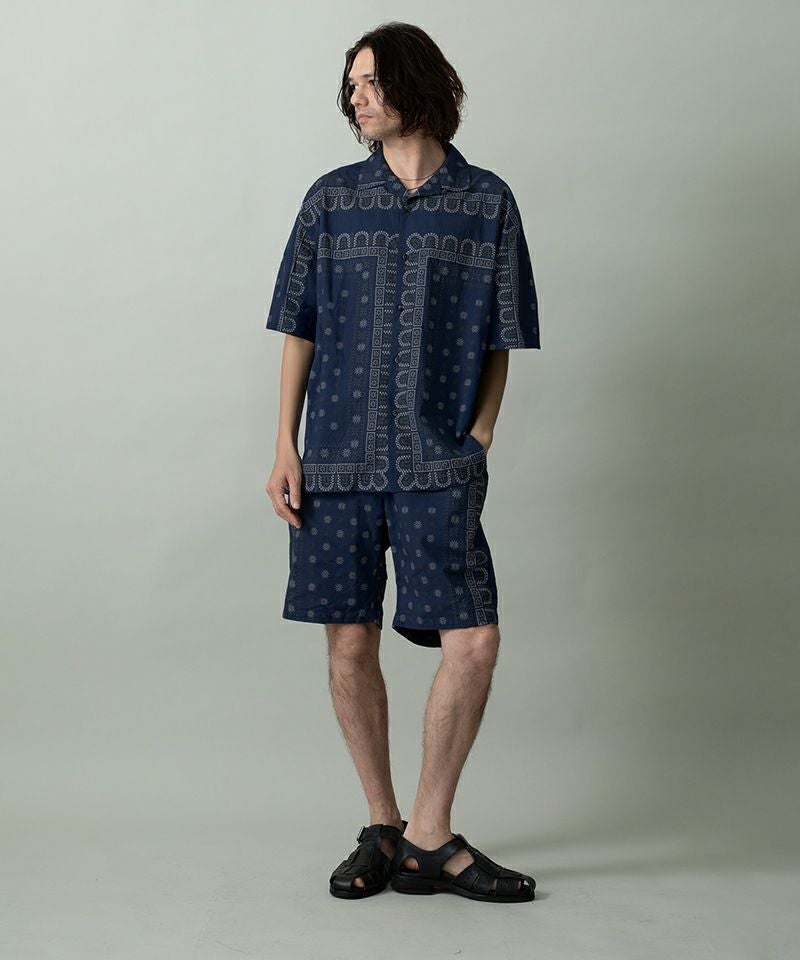 EGO TRIPPING(エゴトリッピング)】VINTAGEBANDANA SHIRTS バンダナ柄