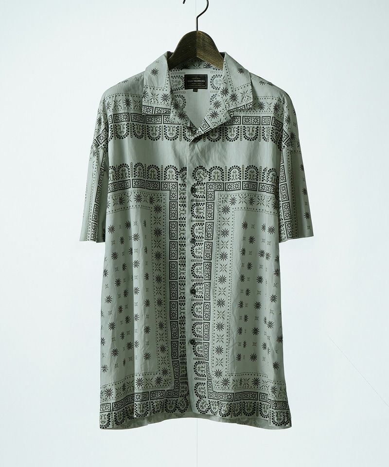 EGO TRIPPING(エゴトリッピング)】VINTAGEBANDANA SHIRTS バンダナ柄