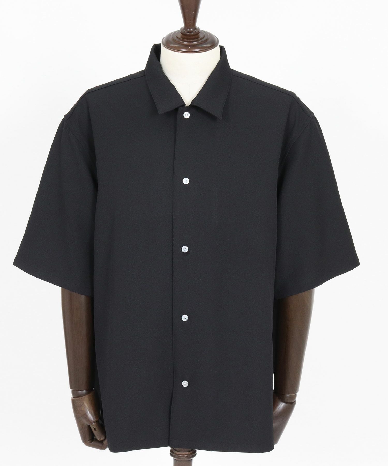 Jih Nunc(ジーヌンク)】ストレッチルーズシルエットハーフスリーブ