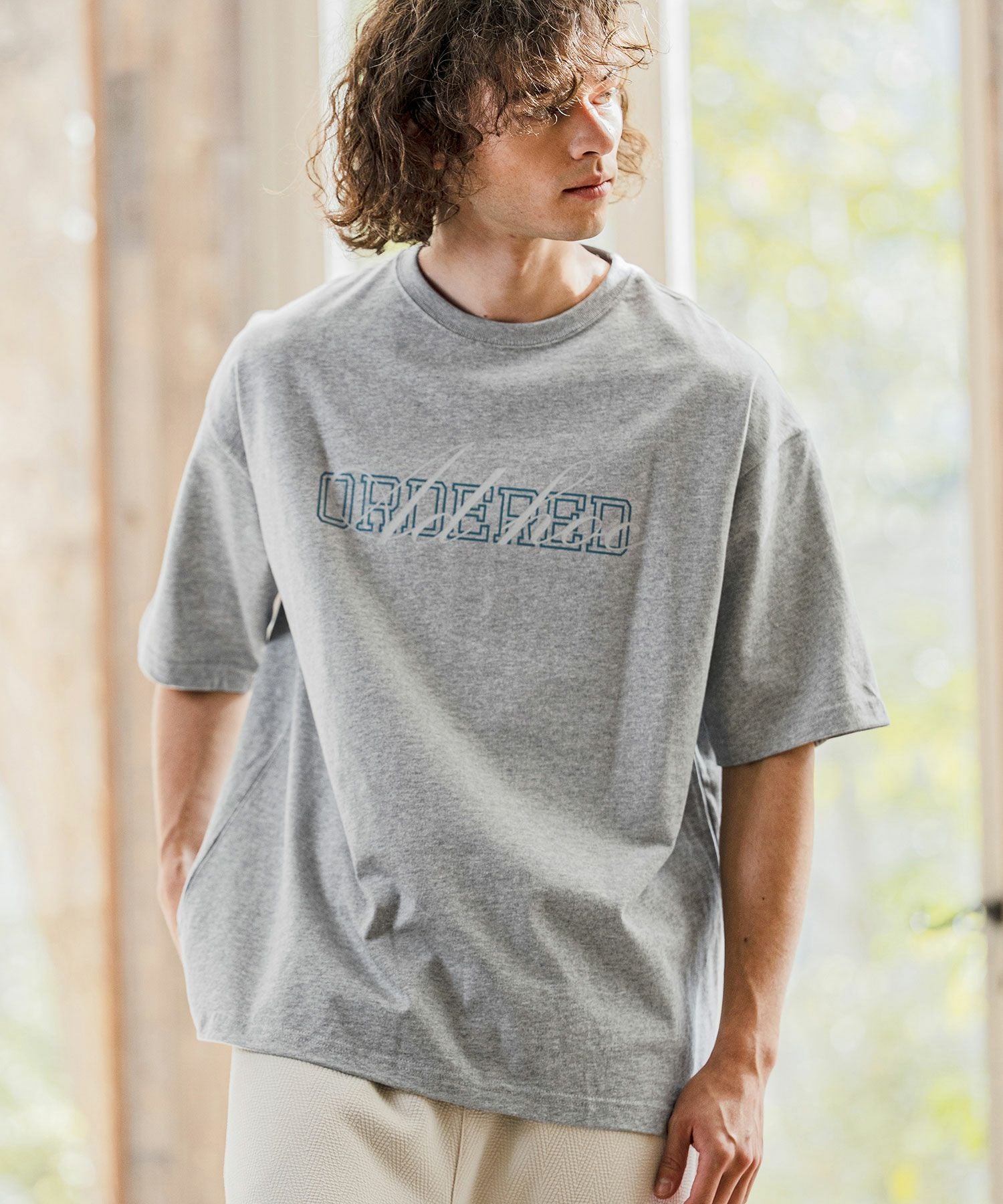 50%OFF【CAMBIO(カンビオ)】ビッグシルエットプリントTシャツ（NEW
