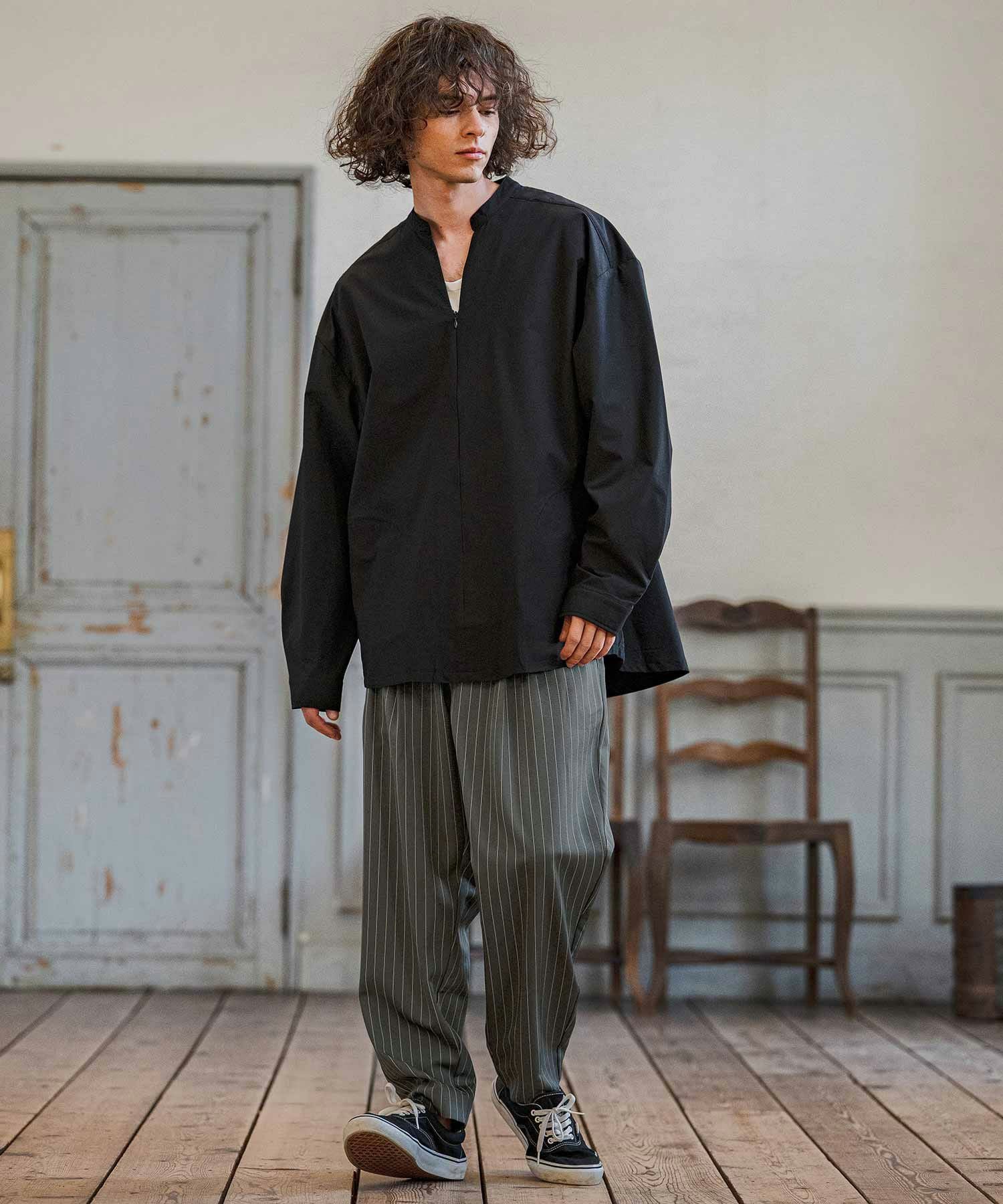 CAMBIO(カンビオ)】Classic Pinstripe Tapered Pants テーパードパンツ