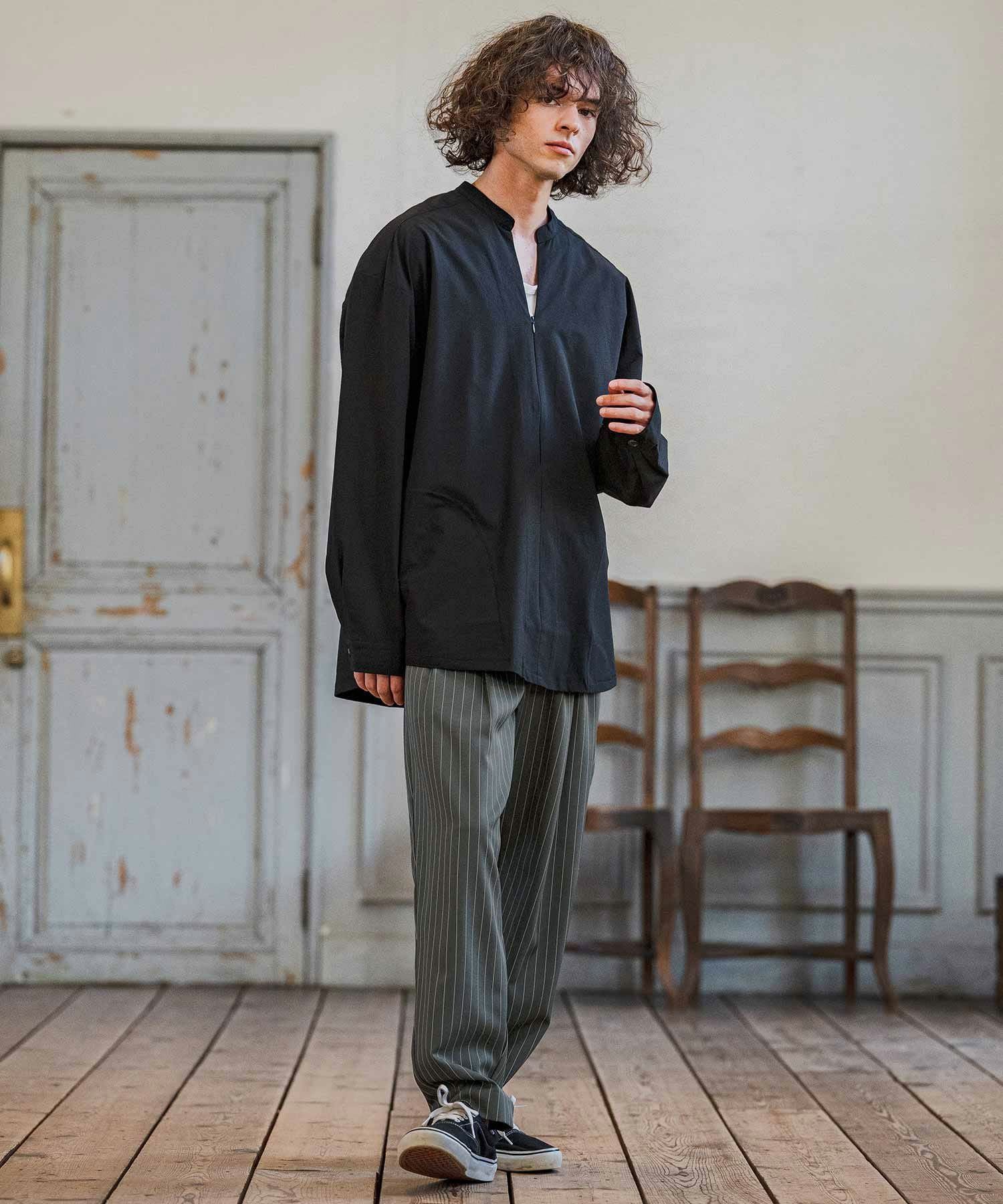 CAMBIO(カンビオ)】Classic Pinstripe Tapered Pants テーパードパンツ