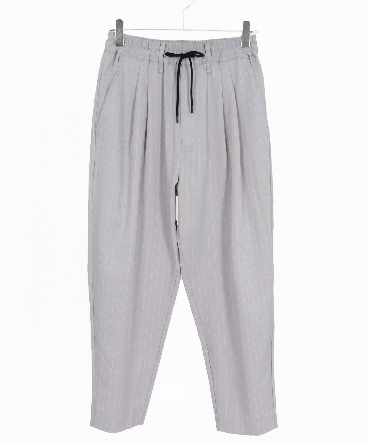 CAMBIO(カンビオ)】Classic Pinstripe Tapered Pants テーパードパンツ
