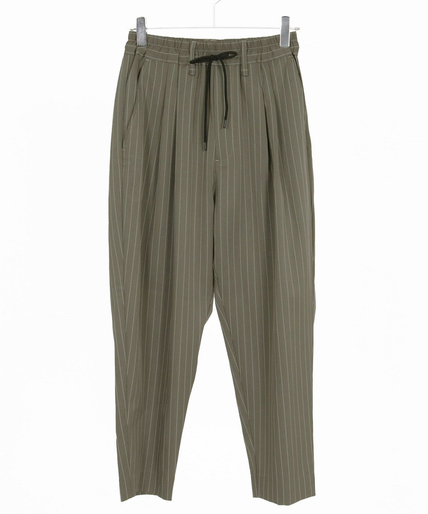 ハ*ム様 極美品 カンビオパンツ CAMBIO(カンビオ)】Classic Pinstripe Tapered Pants テーパードパンツ
