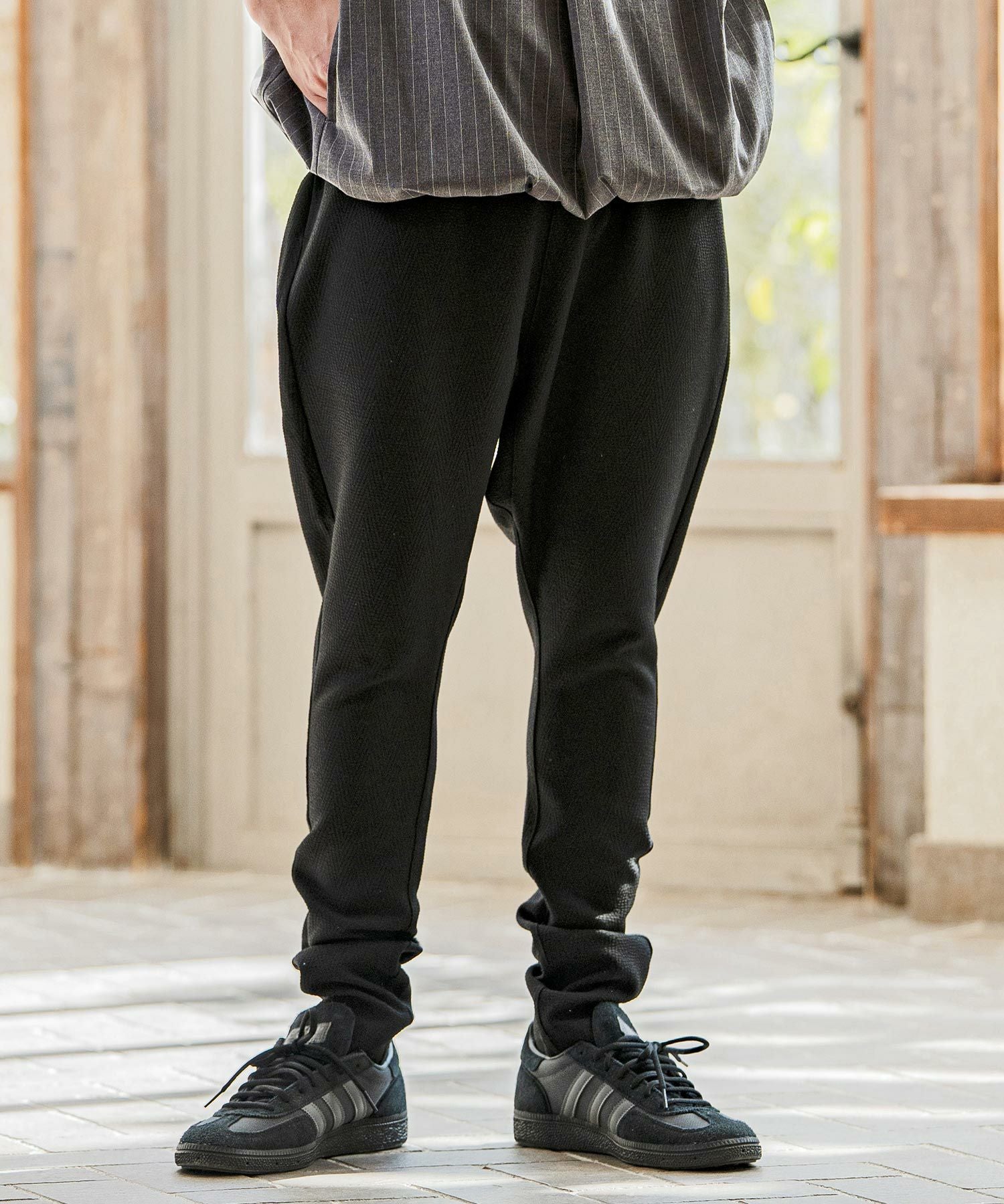 CAMBIO(カンビオ)】Herringbone Jacquard Jodhpurs Pants ジョッパーズ