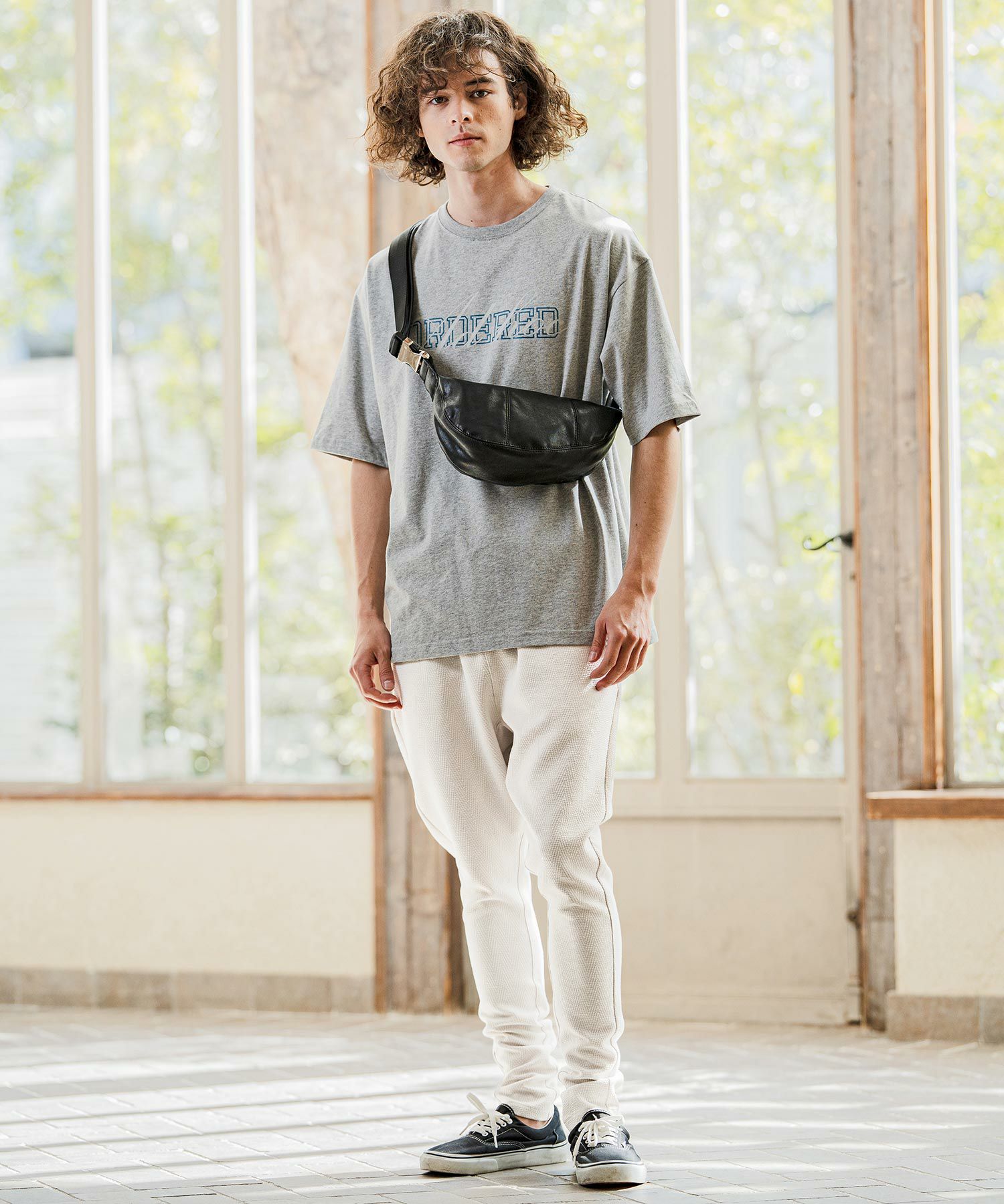 CAMBIO(カンビオ)】Herringbone Jacquard Jodhpurs Pants ジョッパーズ